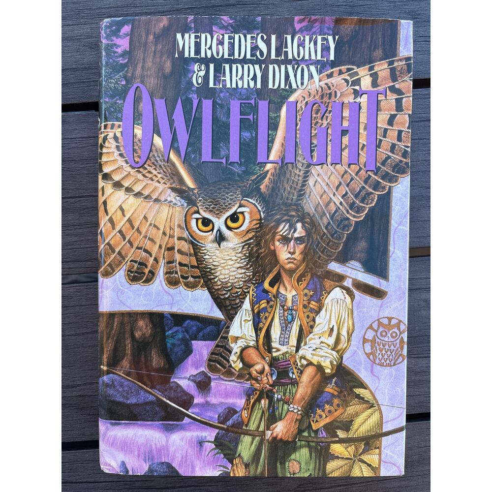 Owlflight hardback book Mercedes Lackey, and Larry Dixon fantasy novel